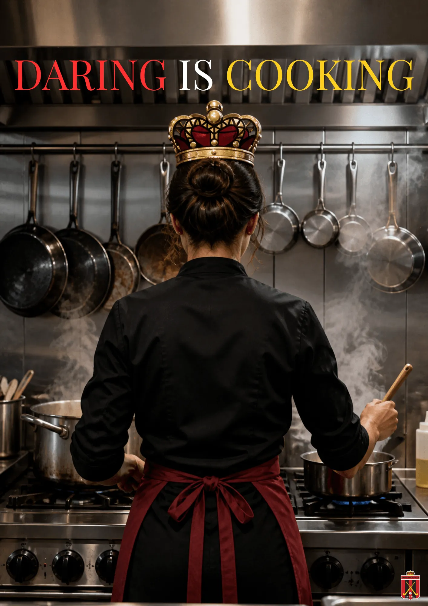 Daring is Cooking kitchen door
