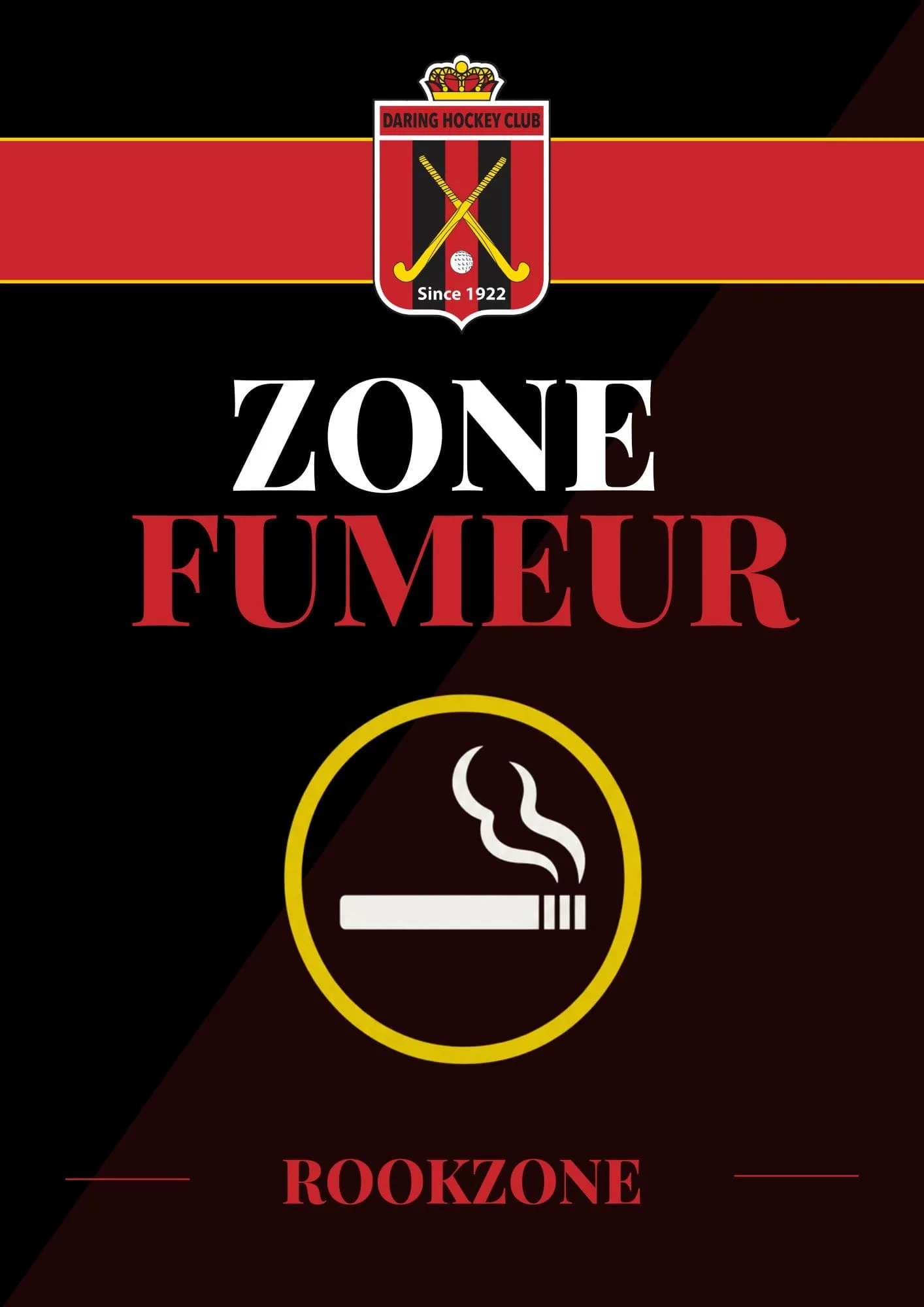 Smoking area sign