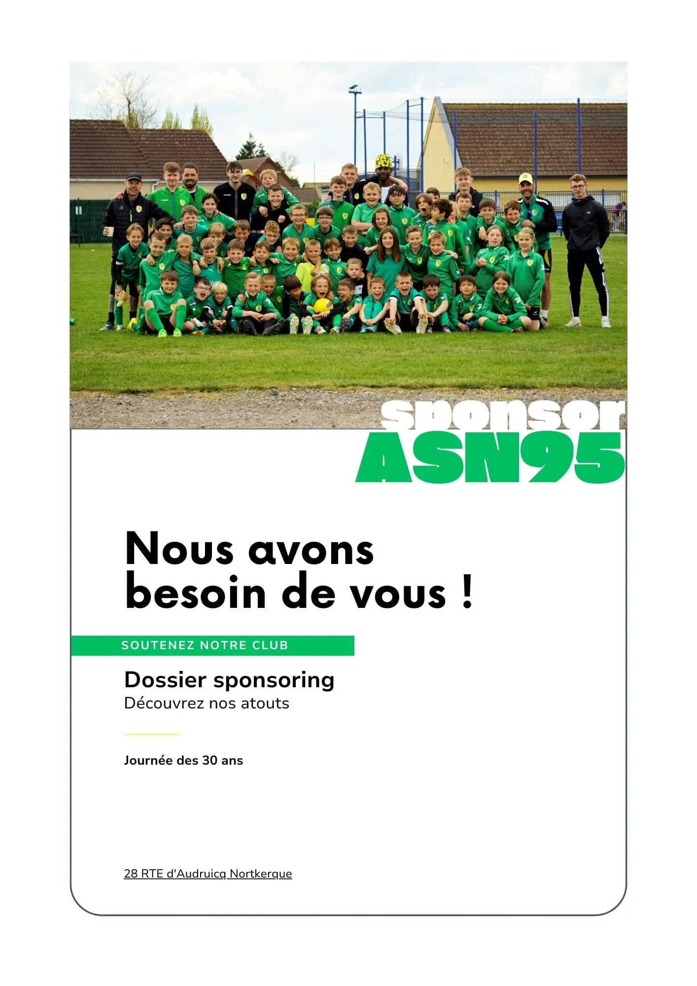 Sponsoring dossier cover