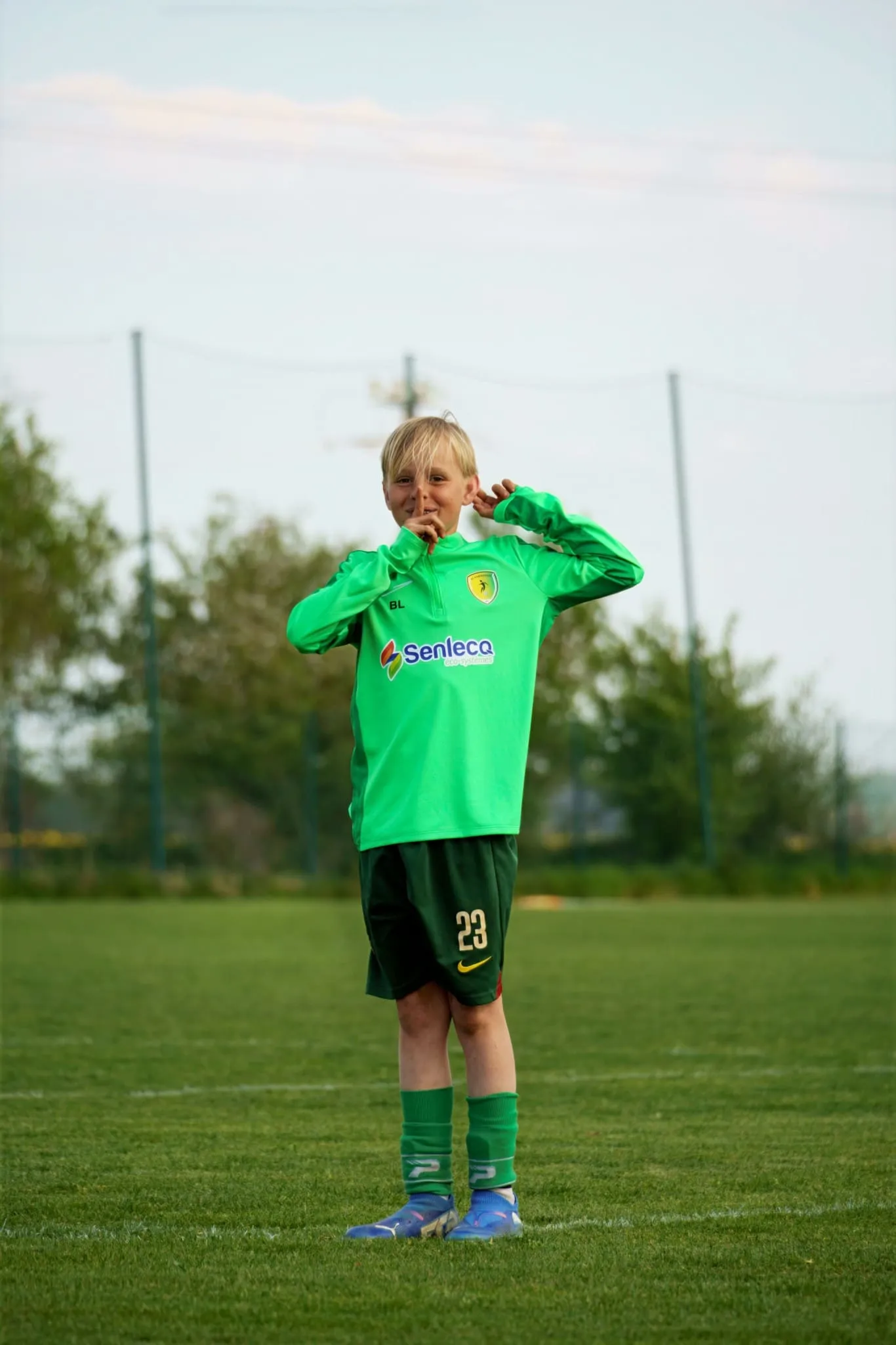 Individual player portrait — sponsor photoshoot