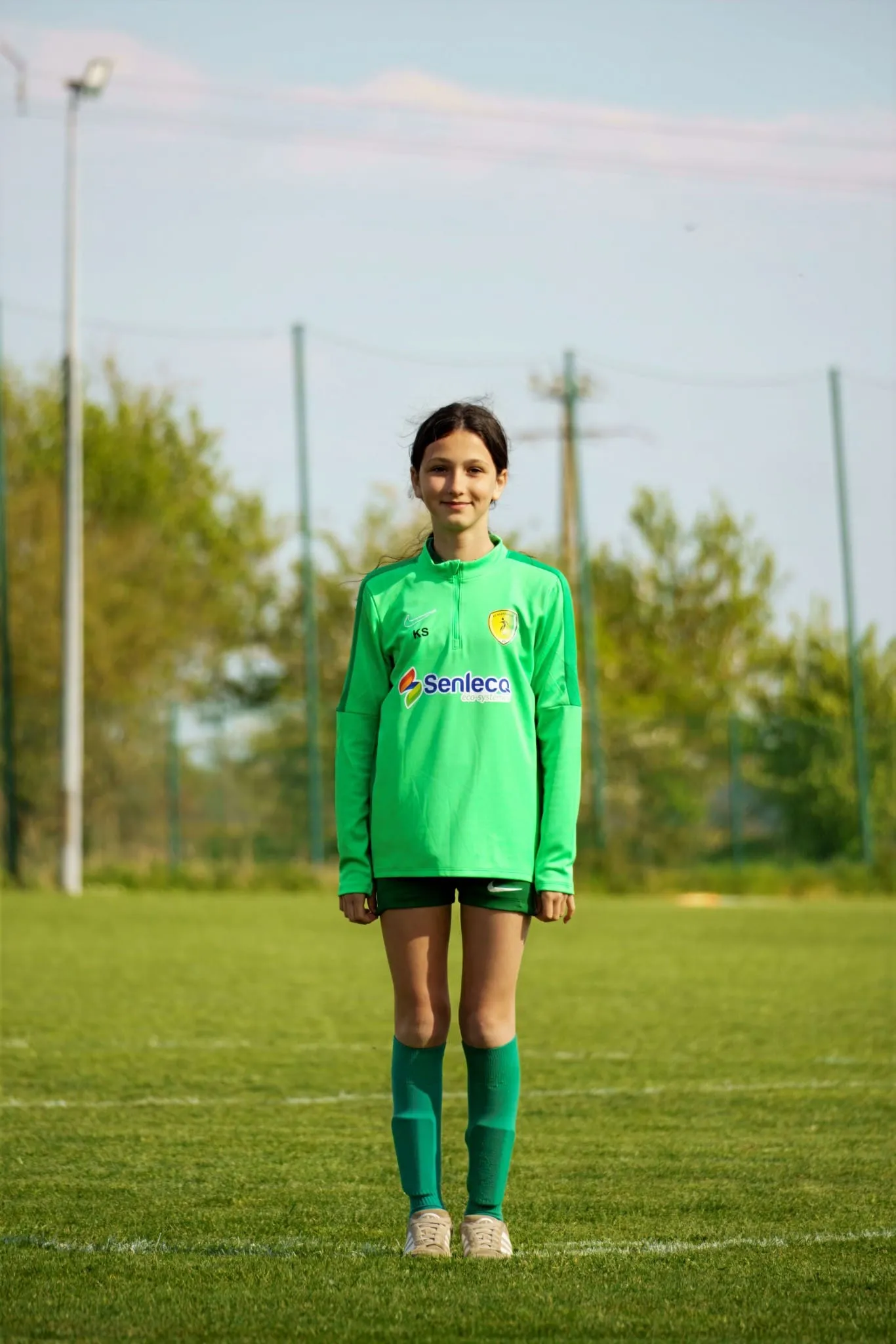 Individual player portrait — sponsor photoshoot